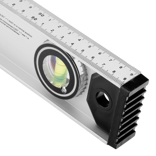 Уровень алюминиевый "Рельс", 1000 мм, 3 глазка (1 поворотный) Matrix по ценам производителя в Челябинске с доставкой по всей России