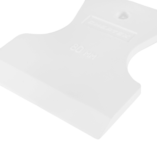 Шпатель, белая резина, 80 мм Сибртех по ценам производителя в Челябинске с доставкой по всей России