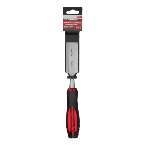 Долото-стамеска "Тигровый глаз", 30 мм, двухкомпонентная обрезиненная рукоятка Matrix по ценам производителя в Челябинске с доставкой по всей России