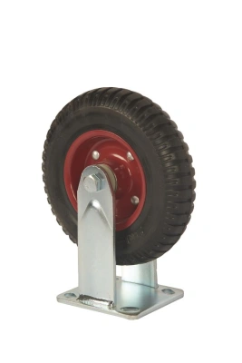 Колесо большегрузное неповоротное PF 200 200 мм резина с протектором (F) по ценам производителя в Челябинске с доставкой по всей России