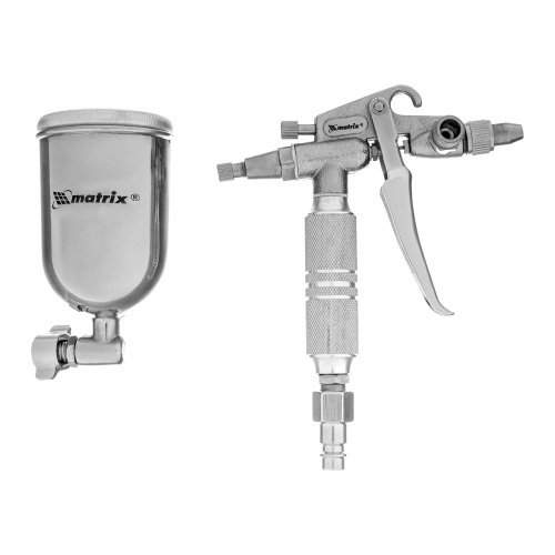 Краскораспылитель пневматический для финишных работ с верхним бачком V 0,1 л, сопло D 0.5 мм Matrix по ценам производителя в Челябинске с доставкой по всей России