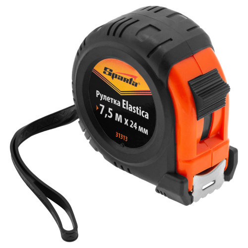Рулетка Elastica,7,5 м х 24 мм,обрезиненный корпус Sparta по ценам производителя в Челябинске с доставкой по всей России