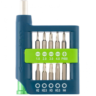 Отвертка для точных работ с набором бит, 21 шт, CrV Сибртех по ценам производителя в Челябинске с доставкой по всей России