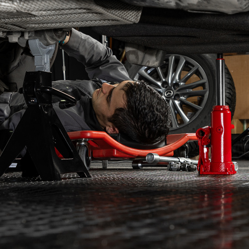 Домкрат гидравлический бутылочный, 3т, h подъема 180-340 мм Sparta по ценам производителя в Челябинске с доставкой по всей России