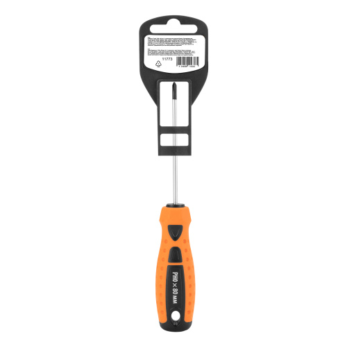 Отвертка "Point", PH0 х 80 мм, CS, двухкомпонентная рукоятка Sparta по ценам производителя в Челябинске с доставкой по всей России