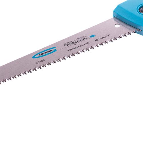 Ножовка по дереву Piranha, выкружная, 300 мм/12", 11-12 TPI, каленый зуб 3D, двухкомпонентная рукоятка Gross по ценам производителя в Челябинске с доставкой по всей России