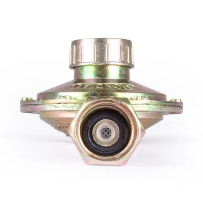 Редуктор пропановый с регулятором тип "ЛЯГУШКА" Foxweld (вход. гайка 21.8-14/1"LH, вых. 9мм) по ценам производителя в Челябинске с доставкой по всей России