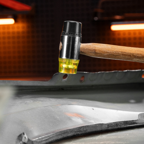 Молоток рихтовочный, бойки 35 мм, комбинированная головка, деревянная ручка Sparta по ценам производителя в Челябинске с доставкой по всей России