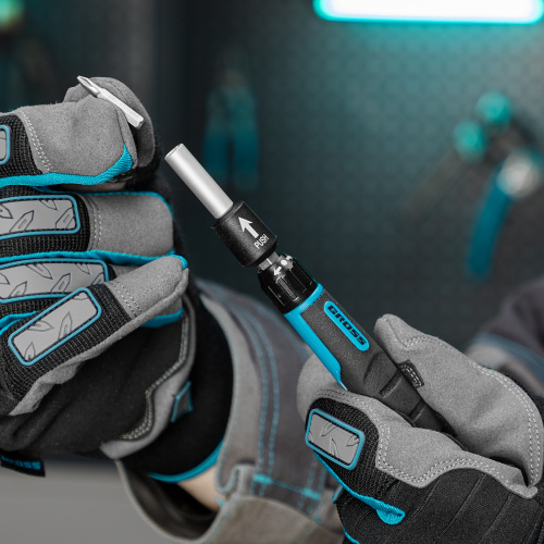 Отвертка с набором бит и торцевых головок для точных работ, гибкий привод, 48 шт, CrMo Gross по ценам производителя в Челябинске с доставкой по всей России