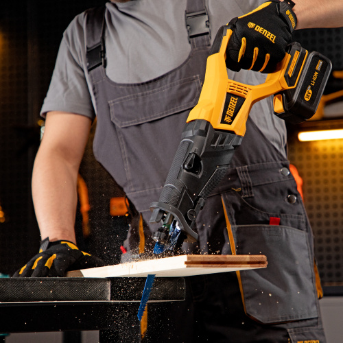 Пила сабельная аккумуляторная бесщет BRC-120-0,  18В Li-Ion Denzel по ценам производителя в Челябинске с доставкой по всей России