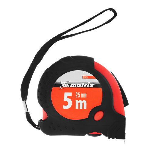 Рулетка Status Magnet fixation,5 м х 25 мм,обрезиненный корпус,зацеп с магнитом Matrix по ценам производителя в Челябинске с доставкой по всей России