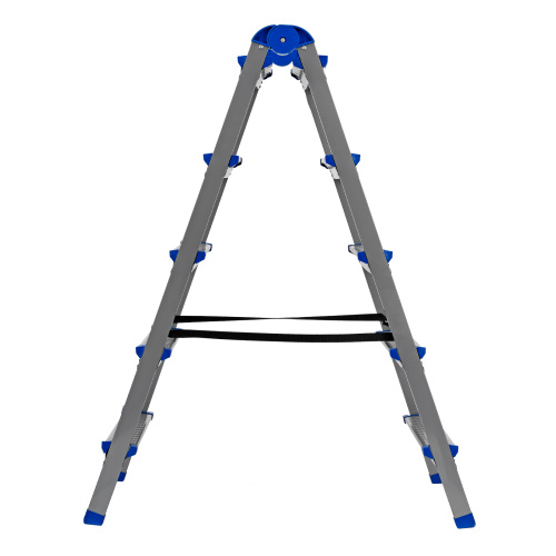 Стремянка двухсторонняя 5 ступеней, сталь профиль, стальные ступени, Сибртех по ценам производителя в Челябинске с доставкой по всей России