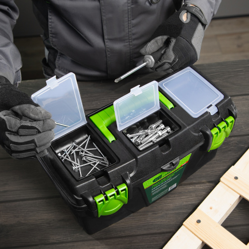 Ящик для инструментов 16”, с органайзерами Сибртех по ценам производителя в Челябинске с доставкой по всей России