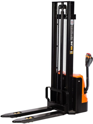 Штабелер электрический самоходный, поводковый 1,2 т-3,5м Вилы: 1150 , АКБ Li - Ion, CL1235J SIBLINE по ценам производителя в Челябинске с доставкой по всей России