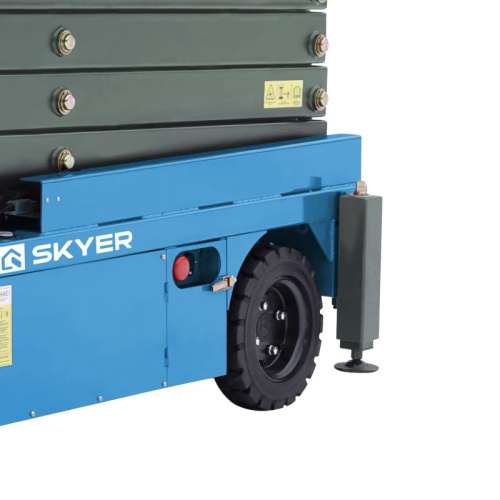 Подъемник самоходный электрический ножничный ведомый SKYER SPF0905 по ценам производителя в Челябинске с доставкой по всей России
