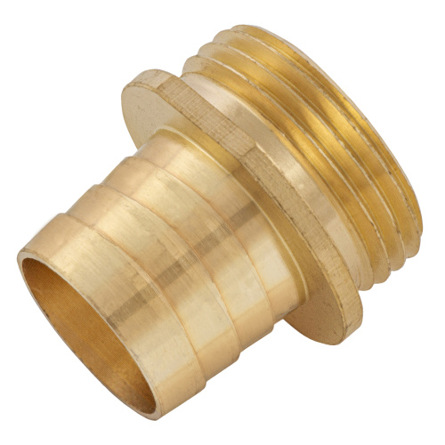 Штуцер для шланга 1" с наружной резьбой G1" Denzel по ценам производителя в Челябинске с доставкой по всей России