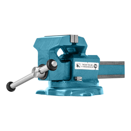Тиски слесарные, 80 мм, поворотные (Глазов) по ценам производителя в Челябинске с доставкой по всей России