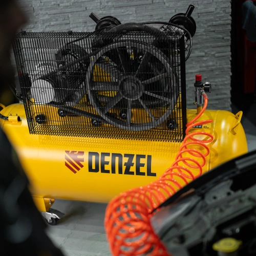 Компрессор воздушный рем. привод BCV 5500-T/270, 5,5 кВт, 270 литров, 850 л/мин Denzel по ценам производителя в Челябинске с доставкой по всей России