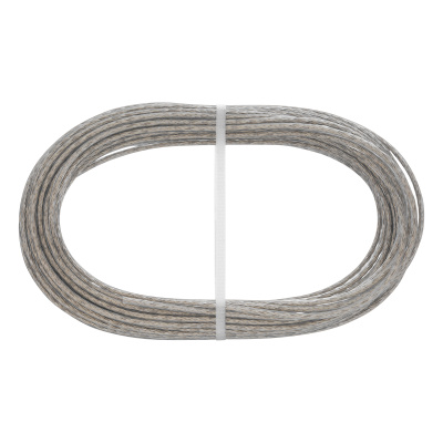 Трос металлополимерный прозрачный ПР-3.0, толщина 3.0 мм, моток 20 метров Сибртех по ценам производителя в Челябинске с доставкой по всей России