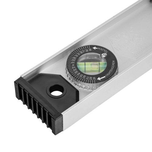 Уровень алюминиевый "Рельс", 400 мм, 3 глазка (1 поворотный) Matrix по ценам производителя в Челябинске с доставкой по всей России