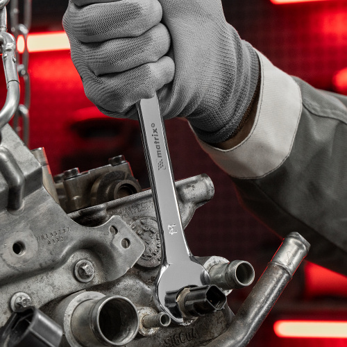 Набор ключей рожковых 12 шт, (6-32мм) CrV, EllipticaL зеркальное хромирование Matrix по ценам производителя в Челябинске с доставкой по всей России