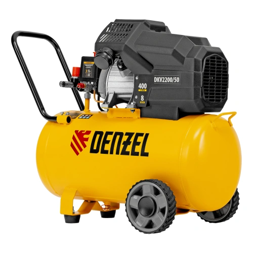 Компрессор воздушный DKV2200/50, Х-PRO 2.2 кВт, 400 л/мин, 50 л Denzel по ценам производителя в Челябинске с доставкой по всей России