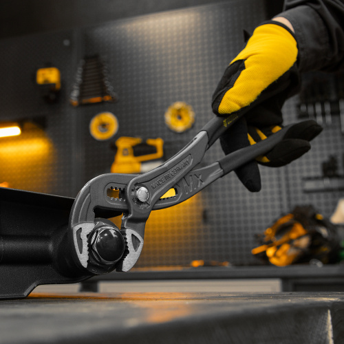 Клещи переставные, кнопочный механизм, обливные рукоятки, 300 мм Denzel по ценам производителя в Челябинске с доставкой по всей России