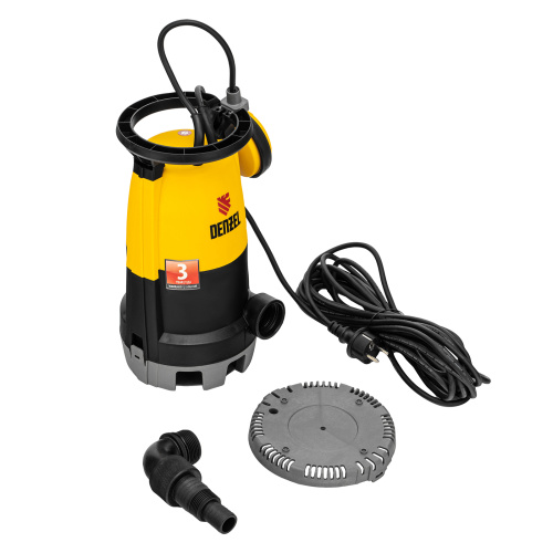 Дренажный насос для чистой и грязной воды DP450S, 450 Вт, напор 6 м, 12000 л/ч Denzel по ценам производителя в Челябинске с доставкой по всей России