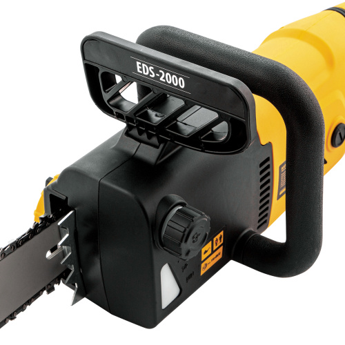 Пила цепная электрическая EDS-2000, 2 кВт,продольная, шина 40 см, шаг 3/8, паз 1.3 мм, 56 звеньев Denzel по ценам производителя в Челябинске с доставкой по всей России