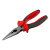 Длинногубцы прямые, 180 мм, хром-ванадий, двухкомпонентные рукоятки Matrix по ценам производителя в Челябинске с доставкой по всей России