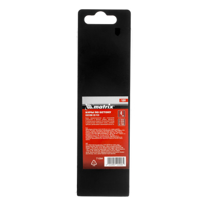 Набор буров по бетону, 5-6-8-10 х 160 мм, 4 шт, в пластиковой коробке, SDS Plus Matrix по ценам производителя в Челябинске с доставкой по всей России