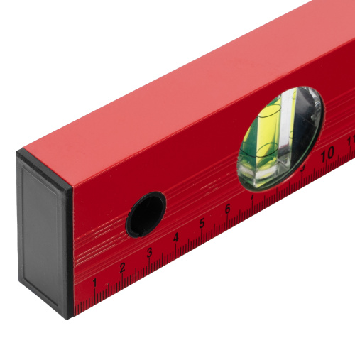 Уровень алюминиевый, 1000 мм, 3 глазка, красный, линейка Matrix по ценам производителя в Челябинске с доставкой по всей России