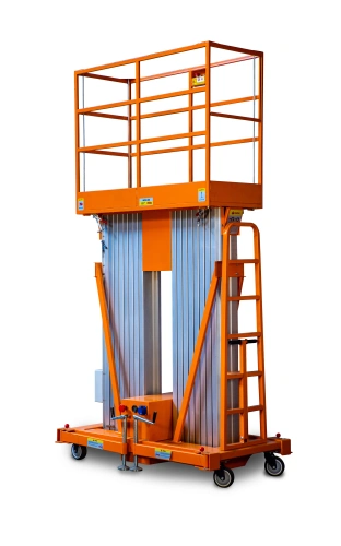 Подъемник мачтовый аккумуляторный 200 кг, 12/14 м, 24/80 В/Ач TOR GTWY12-200S DC 2-мачтовый по ценам производителя в Челябинске с доставкой по всей России