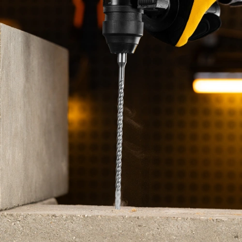 Бур по бетону, цельная крестовая пластина, 6x265 мм, SDS PLUS Denzel по ценам производителя в Челябинске с доставкой по всей России