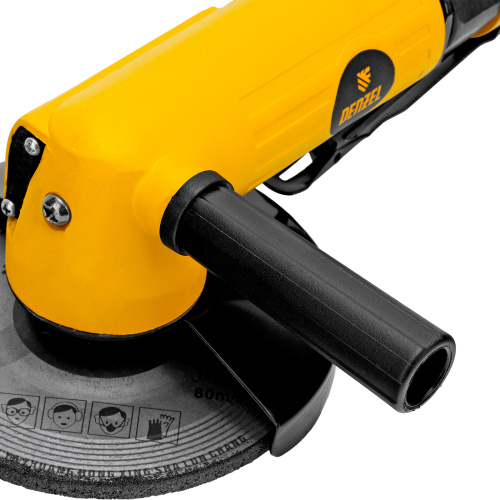 Пневматическая углошлифовальная машина AG125, 11000 об/мин, 125 мм, 186 л/мин Denzel по ценам производителя в Челябинске с доставкой по всей России