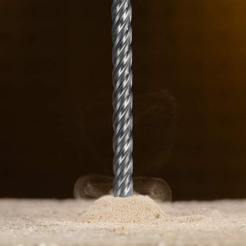 Бур по бетону, цельная крестовая пластина, 10x315 мм, SDS PLUS Denzel по ценам производителя в Челябинске с доставкой по всей России