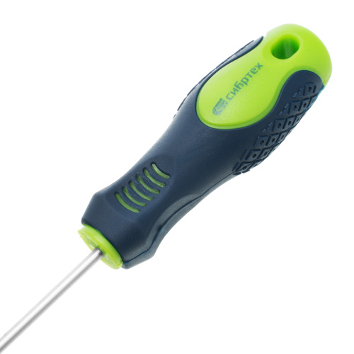 Отвертка, SL3 х 150 мм, CrV, двухкомпонентная рукоятка Сибртех по ценам производителя в Челябинске с доставкой по всей России