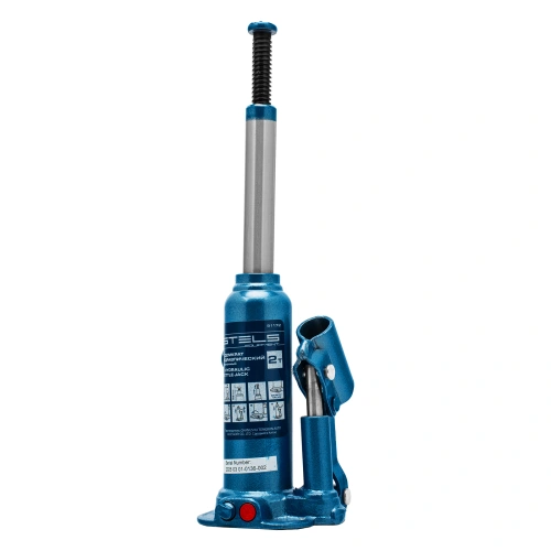 Домкрат гидравлический бутылочный, 2 т, h подъема 178-338 мм, в пластиковом кейсе Stels по ценам производителя в Челябинске с доставкой по всей России