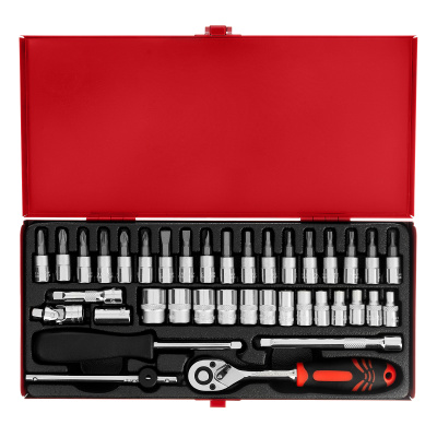 Набор инструментов, 1/4", 38 предметов Matrix по ценам производителя в Челябинске с доставкой по всей России