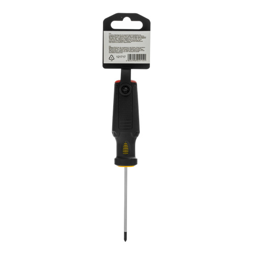 Отвертка, PH0х75 мм, S2, 3к рукоятка Denzel по ценам производителя в Челябинске с доставкой по всей России