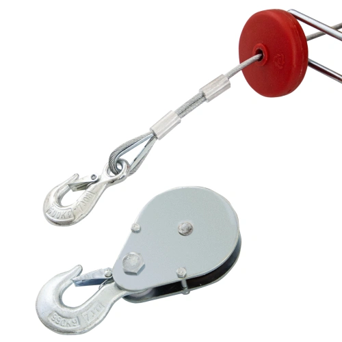 Тельфер электрический TF-1000,1 т, 1600 Вт, высота 12 м, 8 м/мин Denzel по ценам производителя в Челябинске с доставкой по всей России