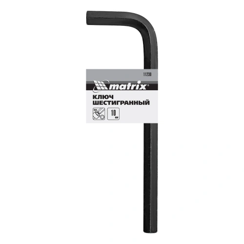Ключ имбусовый HEX, 10 мм, CrV Matrix по ценам производителя в Челябинске с доставкой по всей России