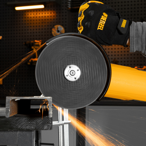 Машина шлифовальная угловая AG180-2000, 2000 Вт, 180 мм, 8500 об/мин Denzel по ценам производителя в Челябинске с доставкой по всей России