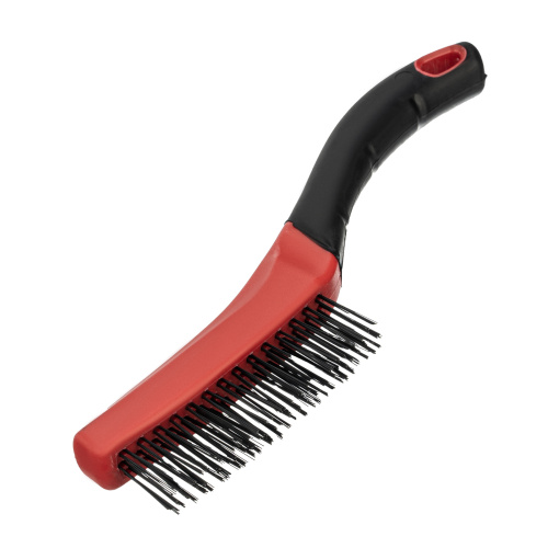 Щетка зачистная трехрядная, двухкомпонентная рукоятка Matrix по ценам производителя в Челябинске с доставкой по всей России