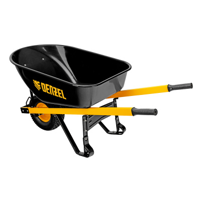 Тачка строительная, усиленная, объем 140 л, 230 кг, колесо 15х6.00-6 Denzel по ценам производителя в Челябинске с доставкой по всей России