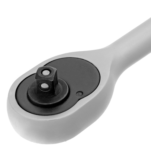 Ключ-трещотка 3/8", 45 зубьев, с быстрым сбросом, матовый хром Сибртех по ценам производителя в Челябинске с доставкой по всей России