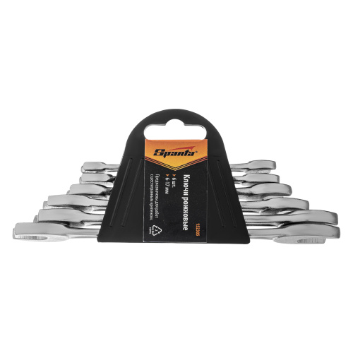 Набор ключей рожковых, 6 х 17 мм, 6 шт, хромированные Sparta по ценам производителя в Челябинске с доставкой по всей России