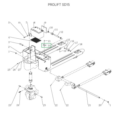 Разъем зарядного устройства для штабелеров SDR 1016/1030/1035/1225/1230/1235/1635, для тележек SD15 по ценам производителя в Челябинске с доставкой по всей России