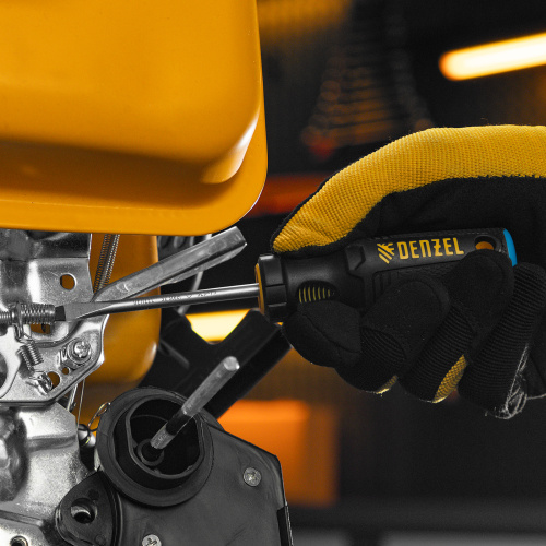 Отвертка, SL5x75 мм, S2, 3к рукоятка Denzel по ценам производителя в Челябинске с доставкой по всей России