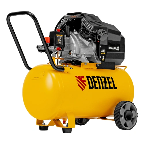 Компрессор воздушный DKV2200/50, Х-PRO 2.2 кВт, 400 л/мин, 50 л Denzel по ценам производителя в Челябинске с доставкой по всей России